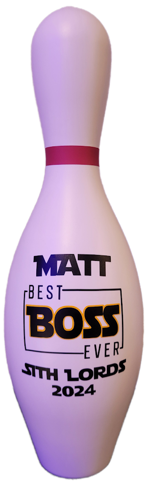 Custom Large Plastic Bowling Pins