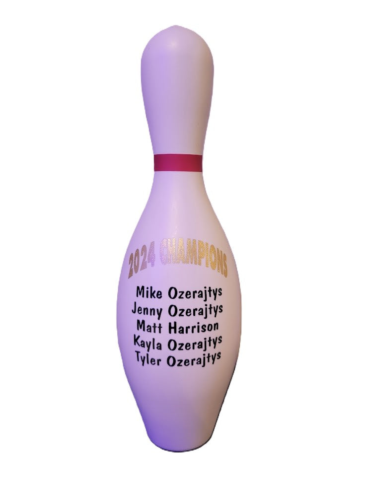Custom Large Plastic Bowling Pins