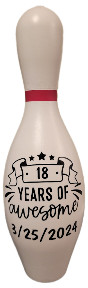 Custom Large Plastic Bowling Pins