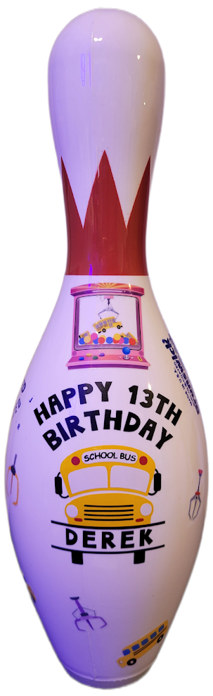 Custom Full-Size Regulation Bowling Pin