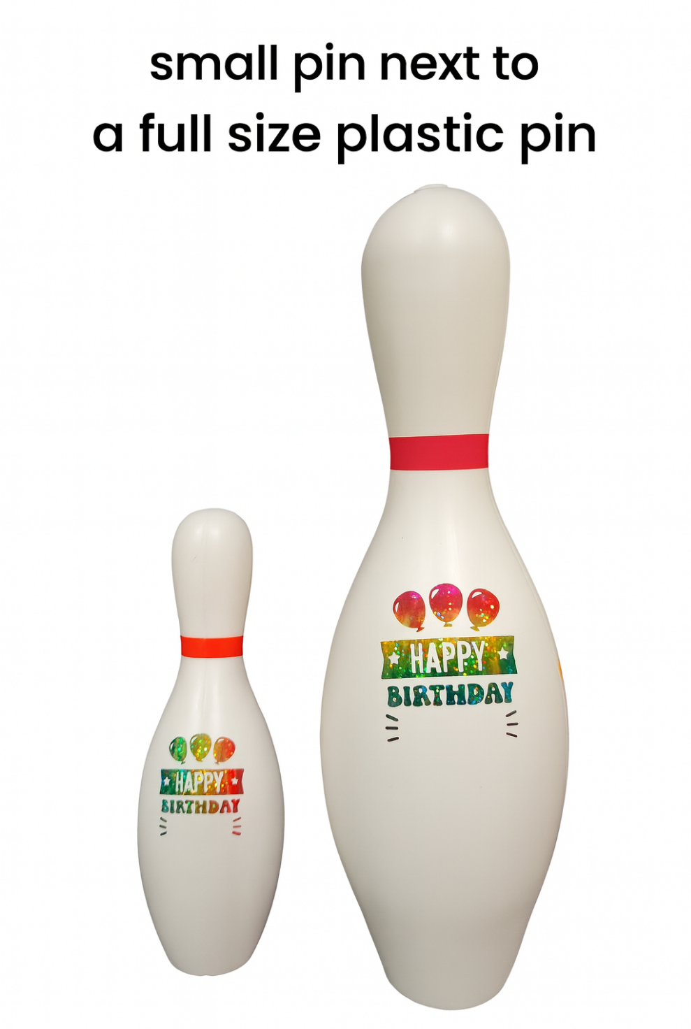 Custom Small Plastic Bowling Pins