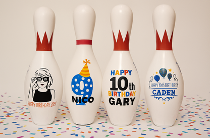 Custom Upcycled Bowling Pins