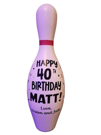 Custom Large Plastic Bowling Pins