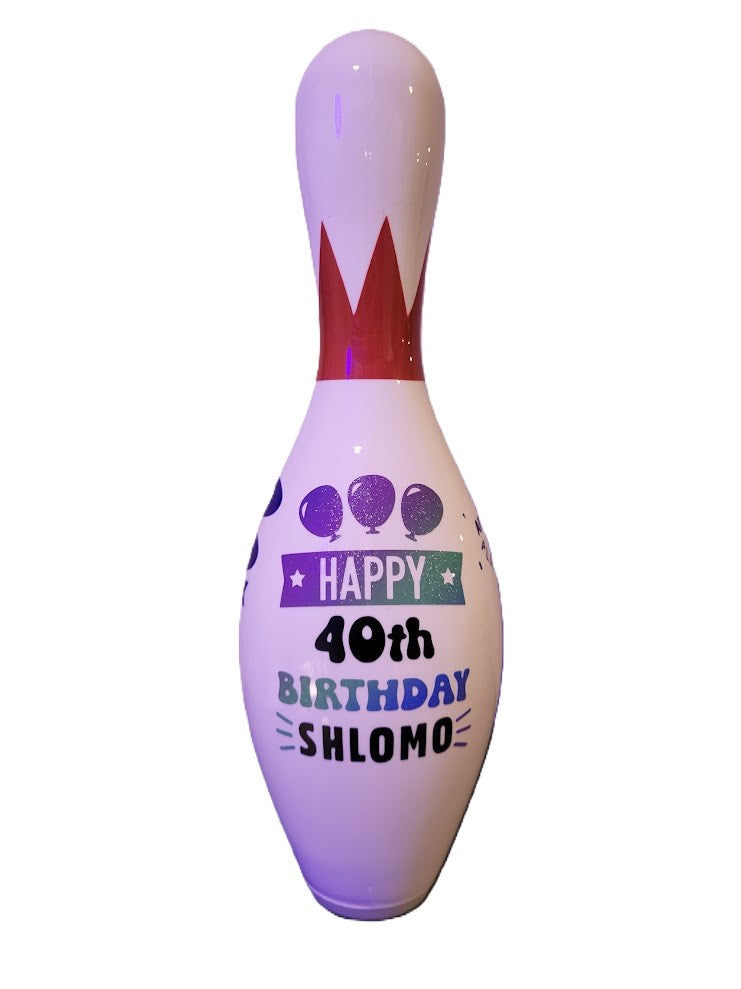 Custom Full-Size Regulation Bowling Pin