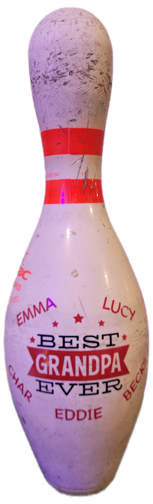 Custom Upcycled Bowling Pins