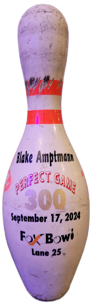 Custom Upcycled Bowling Pins