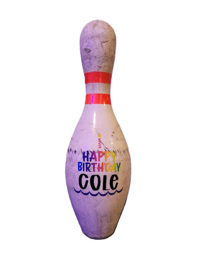 Custom Upcycled Bowling Pins