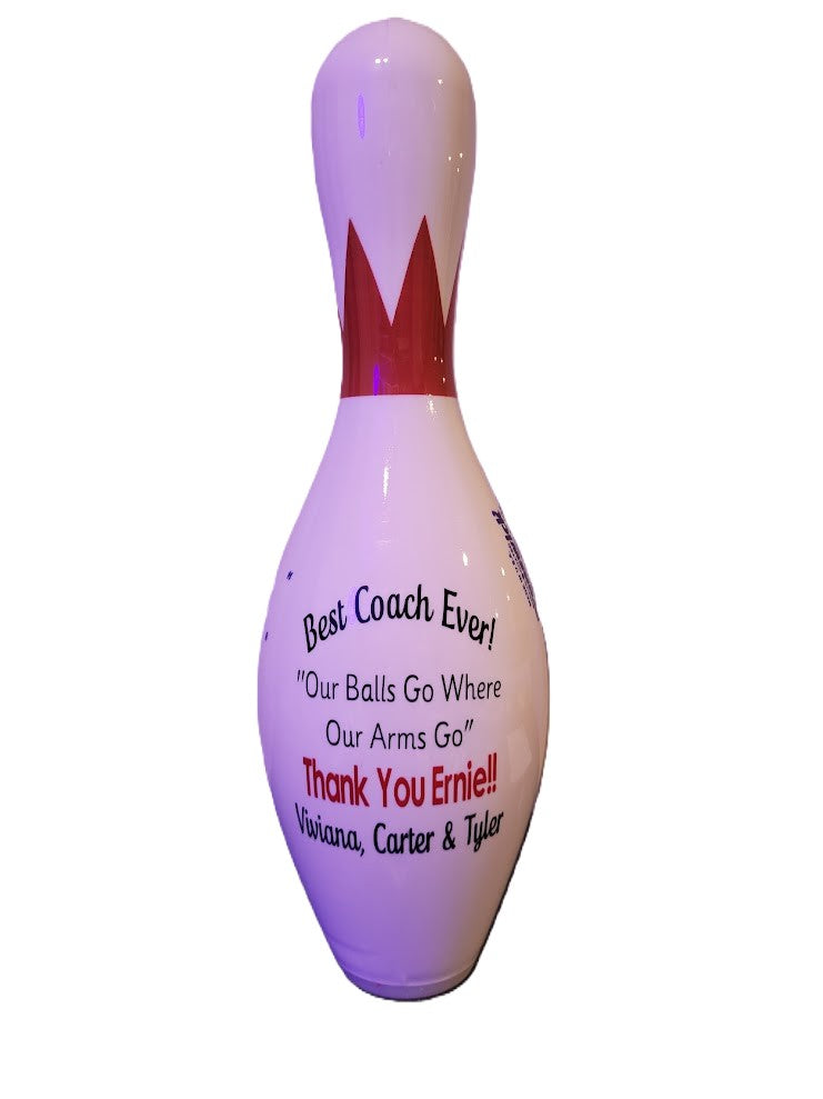Custom Full-Size Regulation Bowling Pin