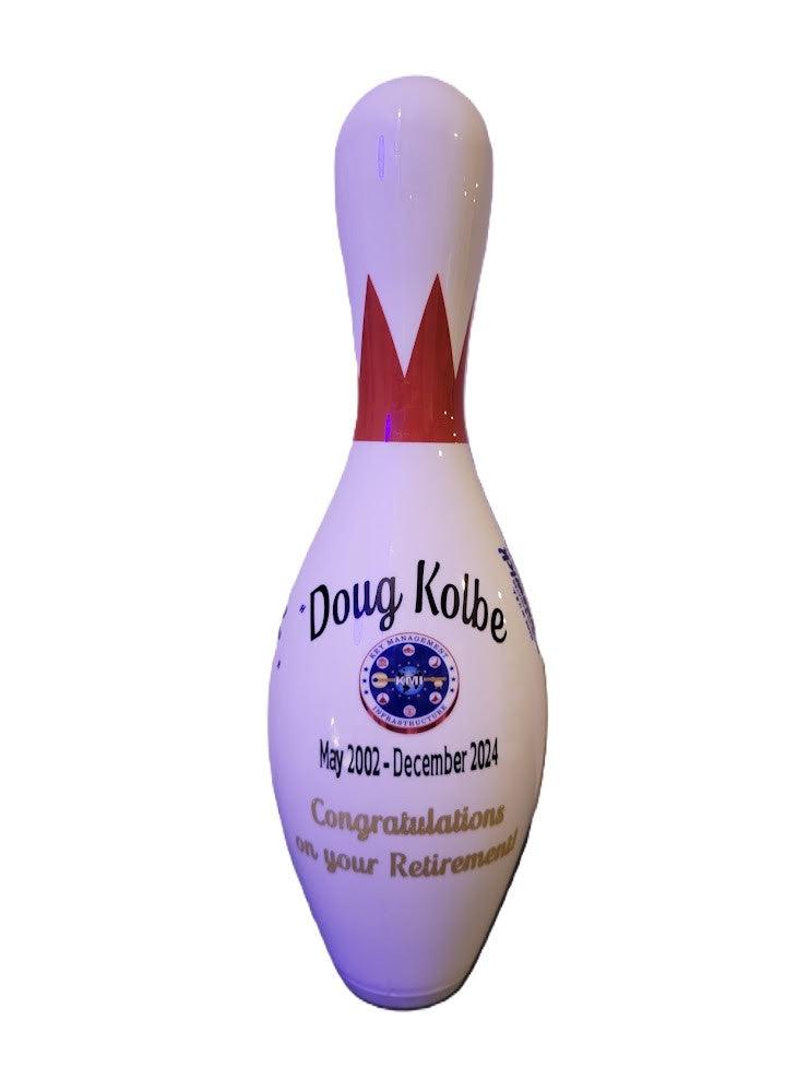 Custom Full-Size Regulation Bowling Pin