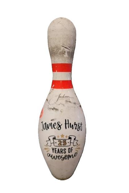 Custom Upcycled Bowling Pins