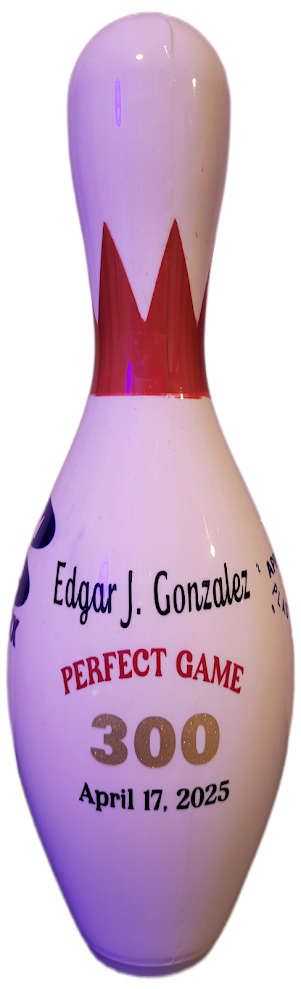 Custom Full-Size Regulation Bowling Pin