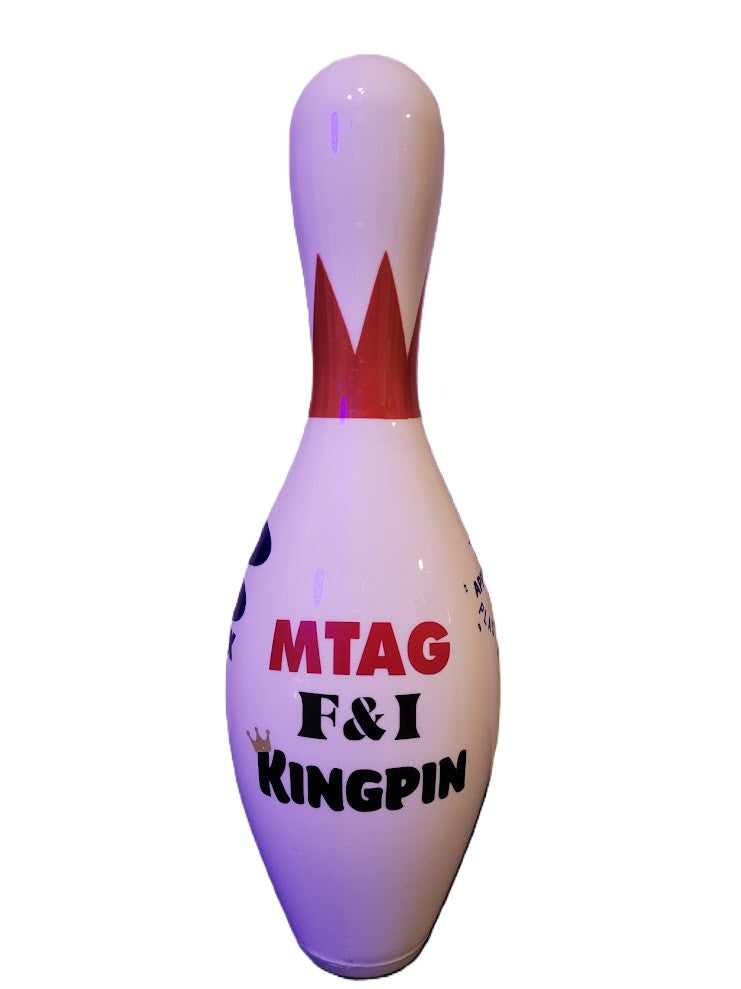 Custom Full-Size Regulation Bowling Pin