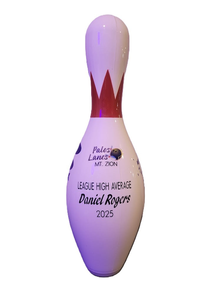 Custom Full-Size Regulation Bowling Pin