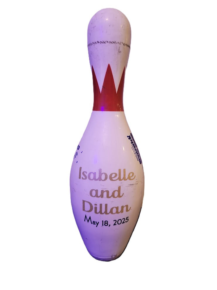 Custom Upcycled Bowling Pins