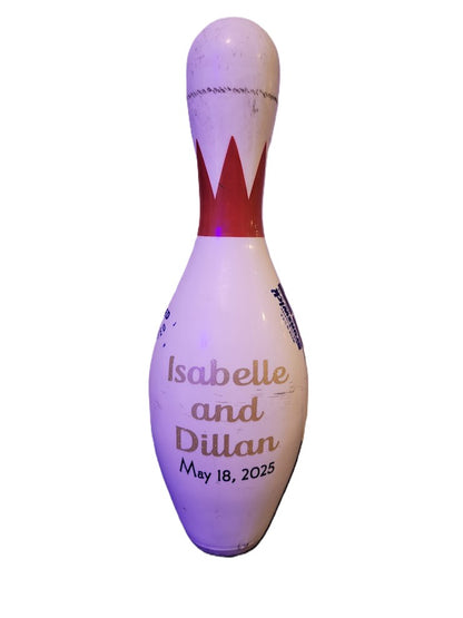 Custom Upcycled Bowling Pins