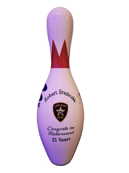 Custom Full-Size Regulation Bowling Pin