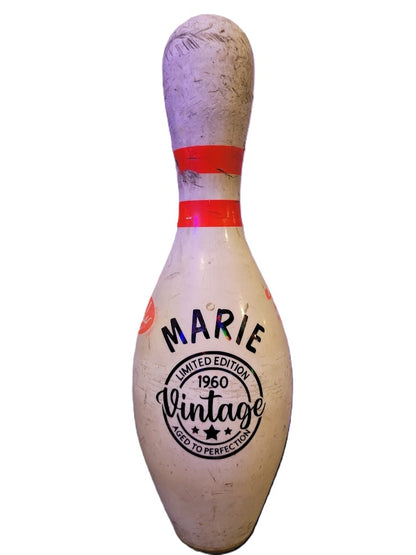 Custom Upcycled Bowling Pins