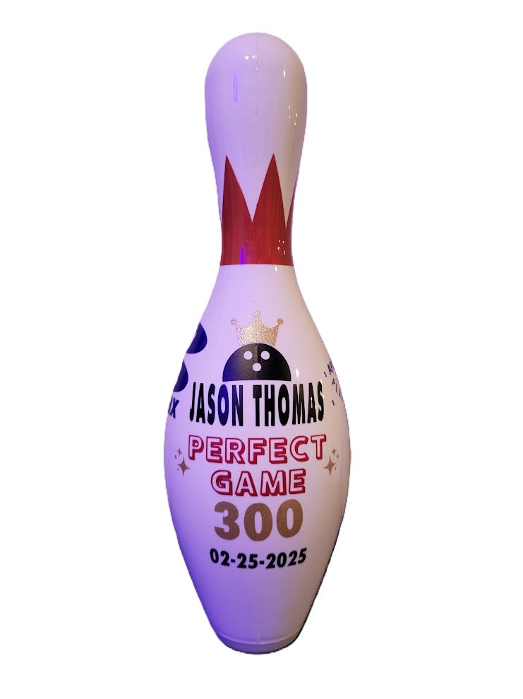 Custom Full-Size Regulation Bowling Pin