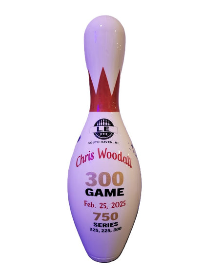 Custom Full-Size Regulation Bowling Pin