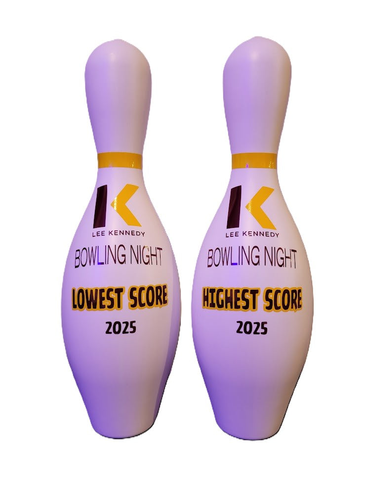 Custom Large Plastic Bowling Pins