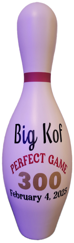 Custom Large Plastic Bowling Pins