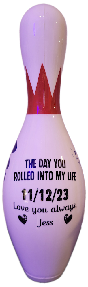 Custom Full-Size Regulation Bowling Pin