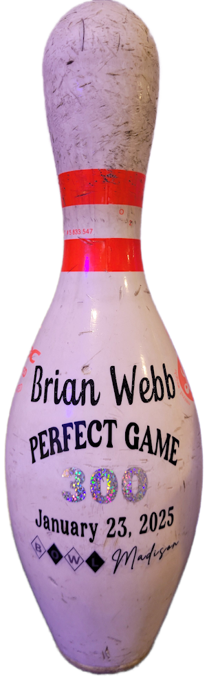 Custom Upcycled Bowling Pins