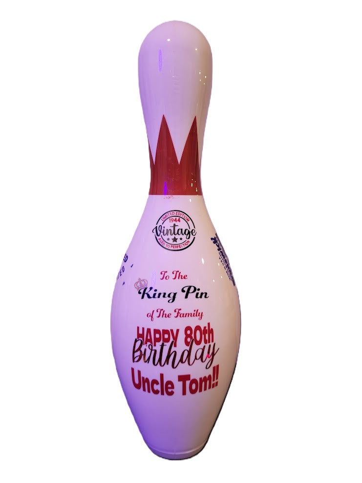 Custom Full-Size Regulation Bowling Pin
