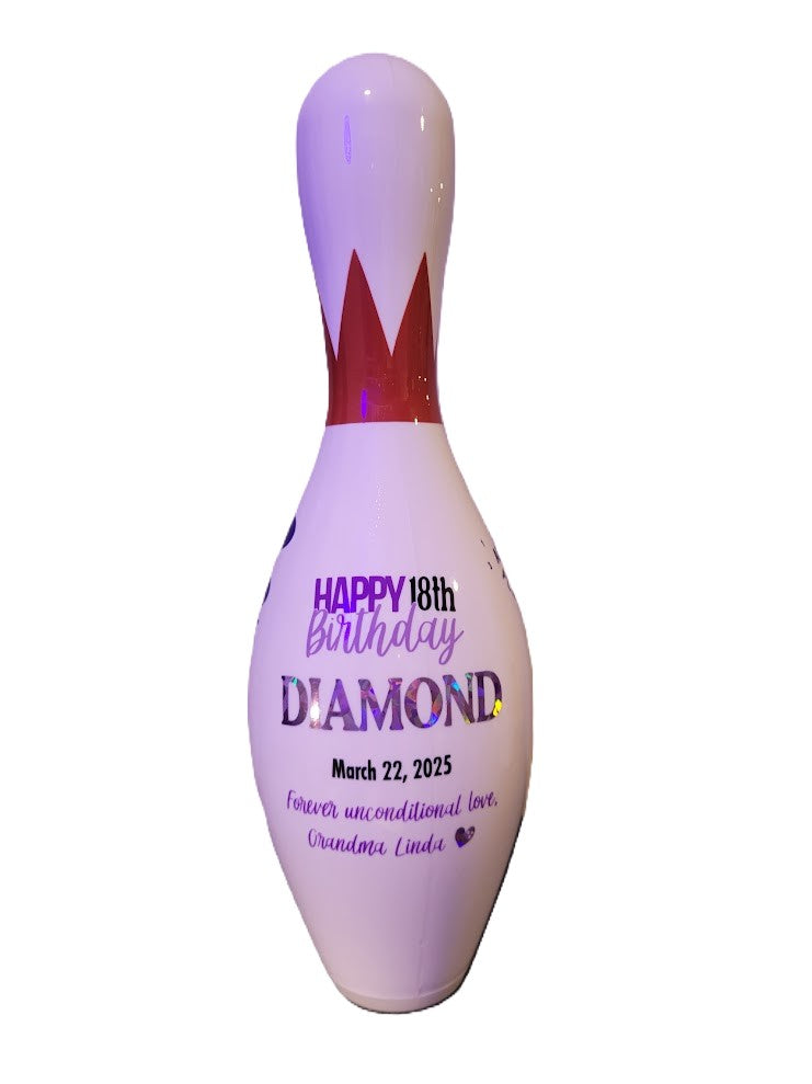 Custom Full-Size Regulation Bowling Pin