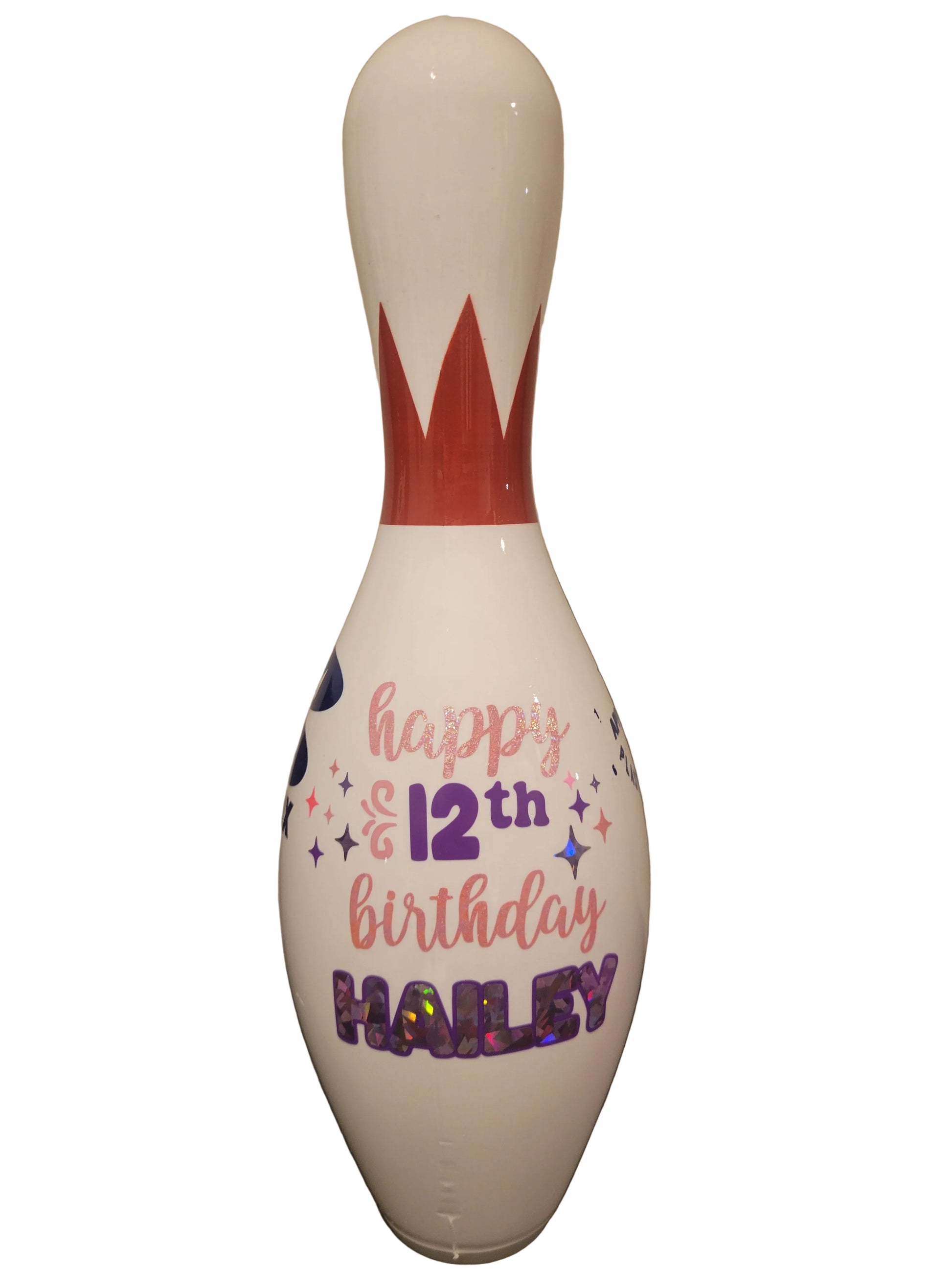 Bowling birthday pin