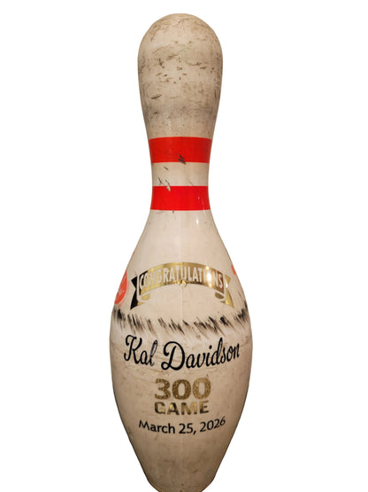 Congratulations bowling pin