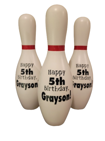 Custom Small Plastic Bowling Pins