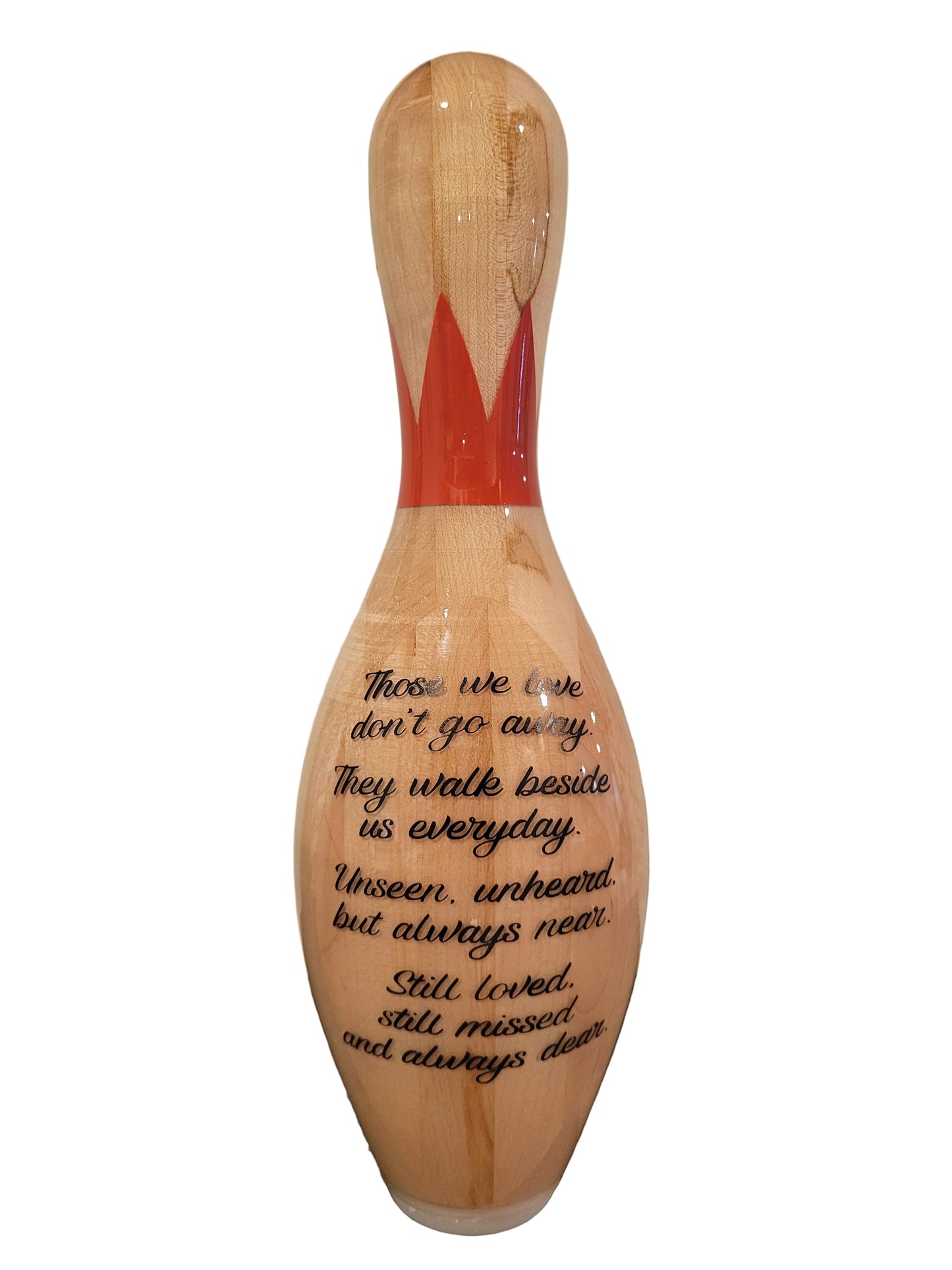 Bowling memorial pin