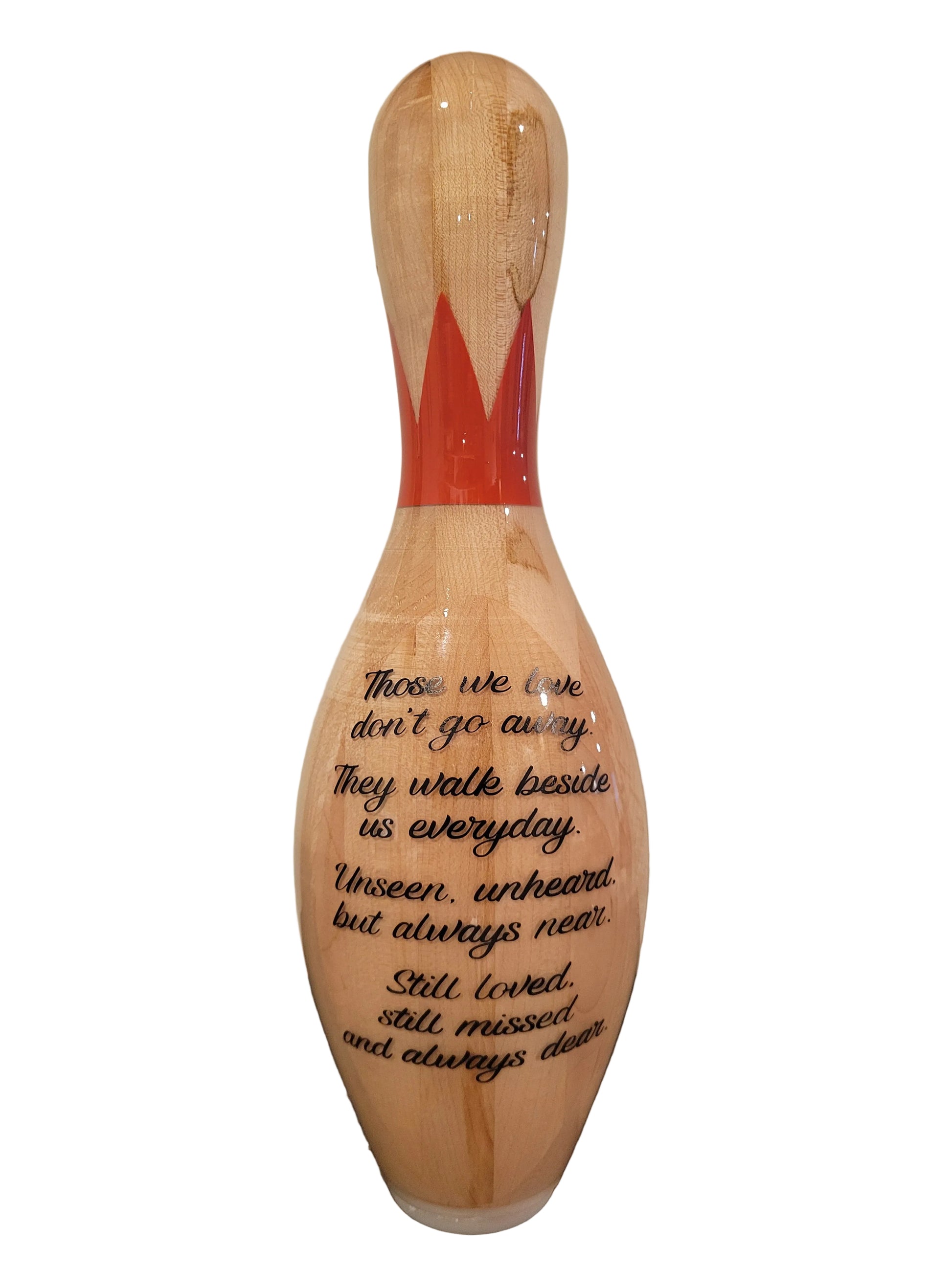 Bowling memorial pin