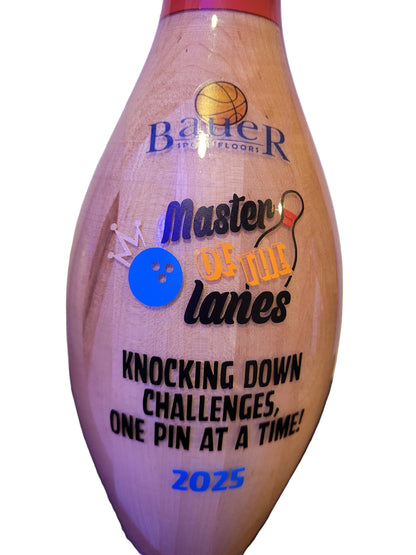 Custom bowling pin