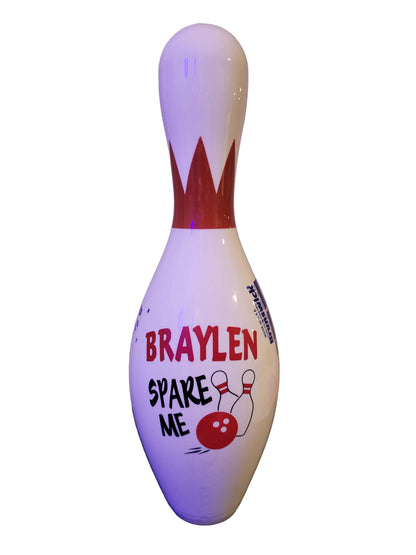 Spare me bowling pin