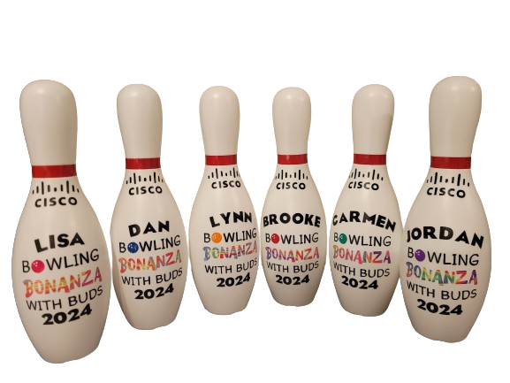 Custom Small Plastic Bowling Pins