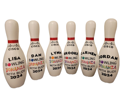 Custom Small Plastic Bowling Pins