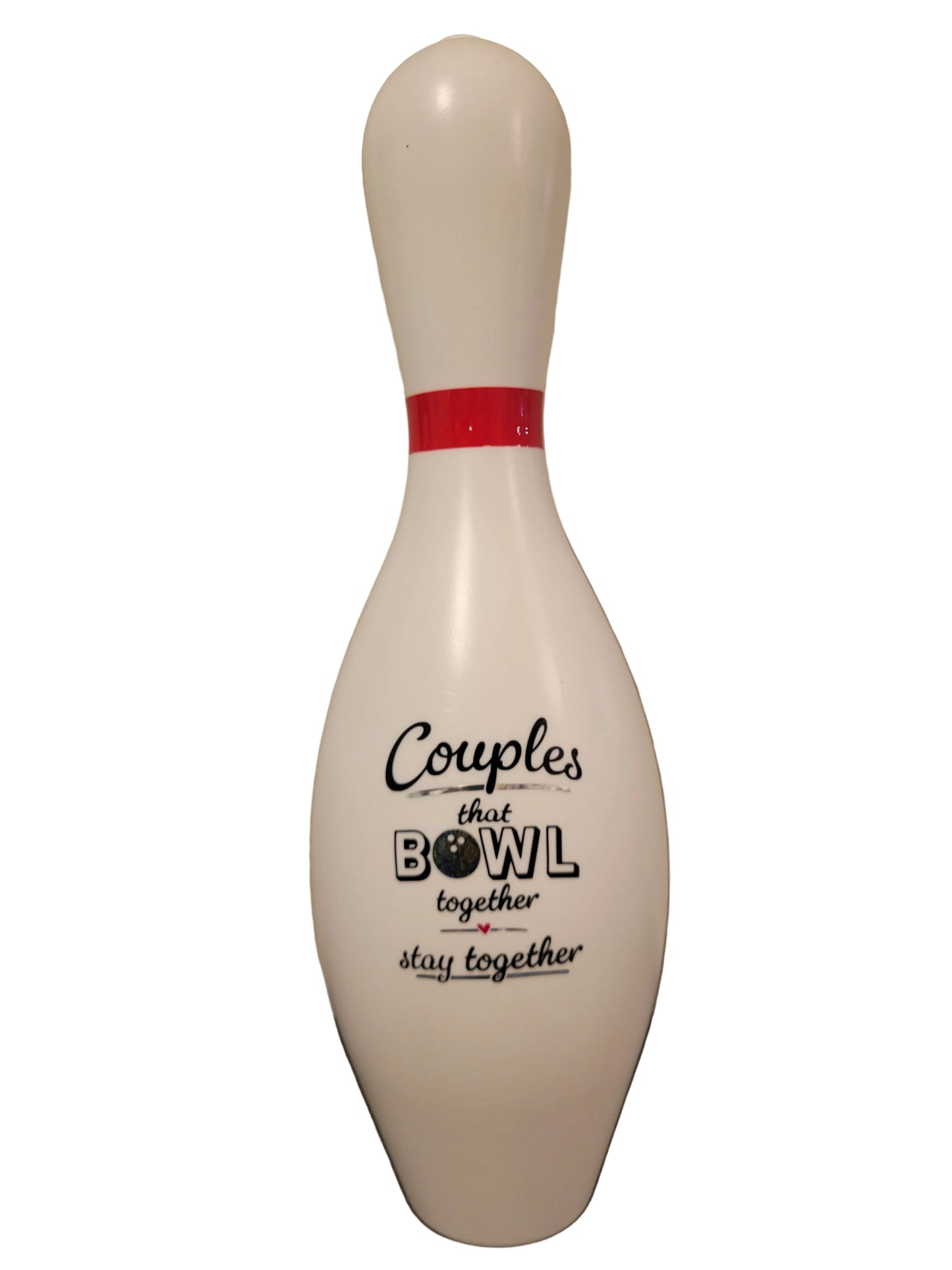 Couples bowling pin